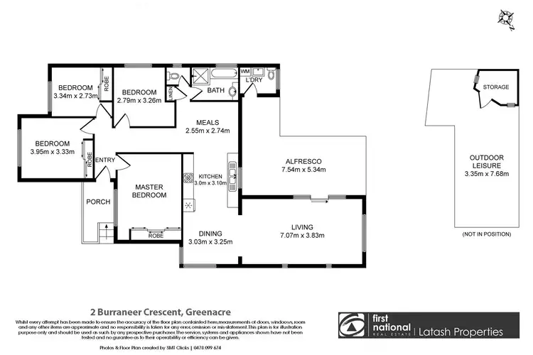 Floorplan of Homely house listing, 2 Burraneer Crescent, Greenacre NSW 2190