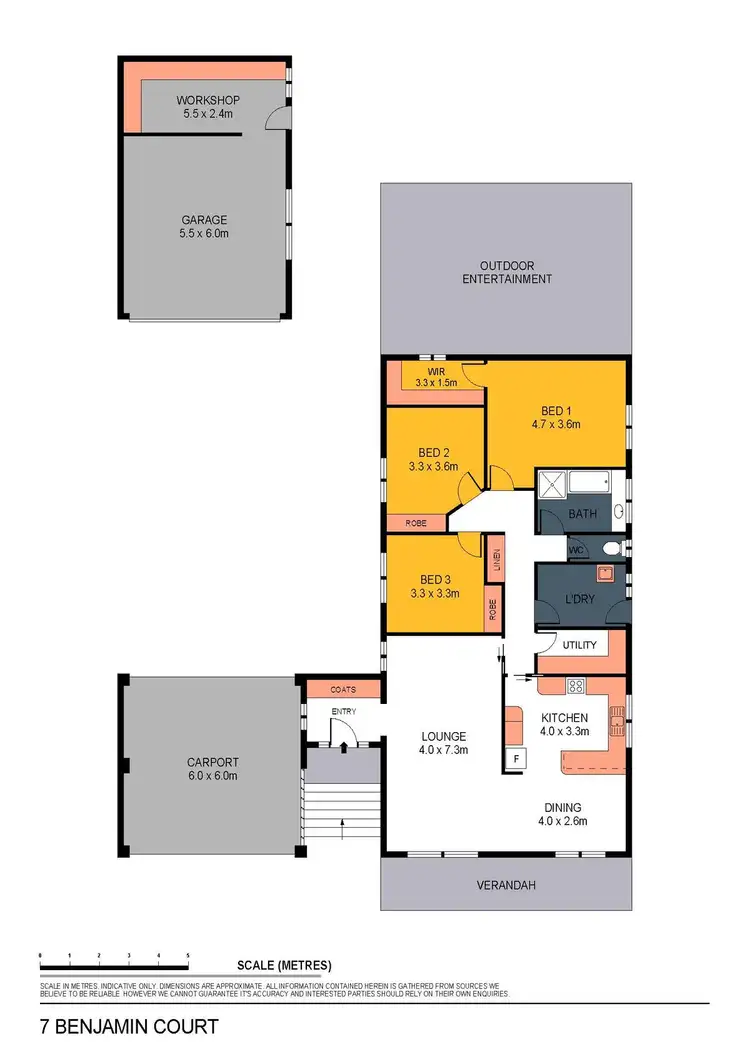 Floorplan of Homely house listing, 7 Benjamin Court, Spring Gully VIC 3550