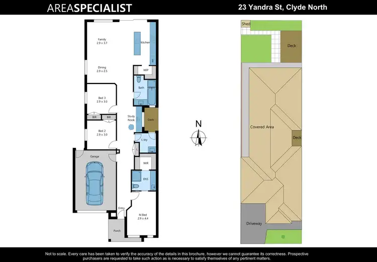 Floorplan of Homely house listing, 23 Yandra Street, Clyde North VIC 3978