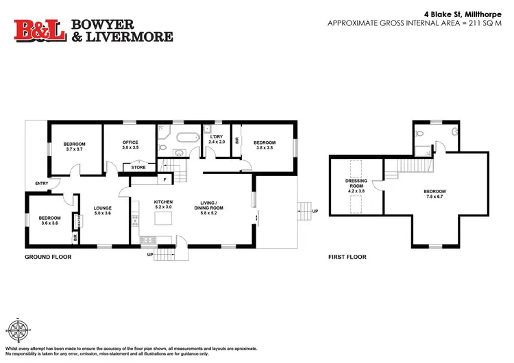 Floorplan of Homely house listing, 4 Blake Street, Millthorpe NSW 2798