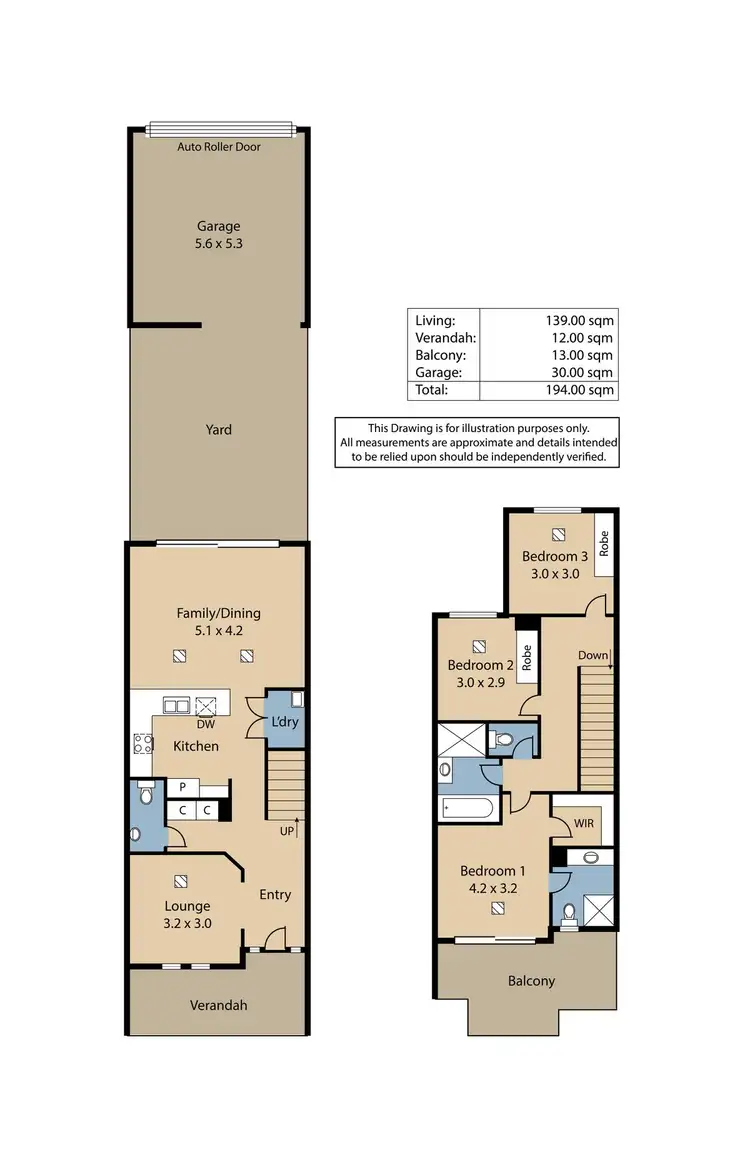 Floorplan of Homely house listing, 264 Newton Boulevard, Munno Para SA 5115