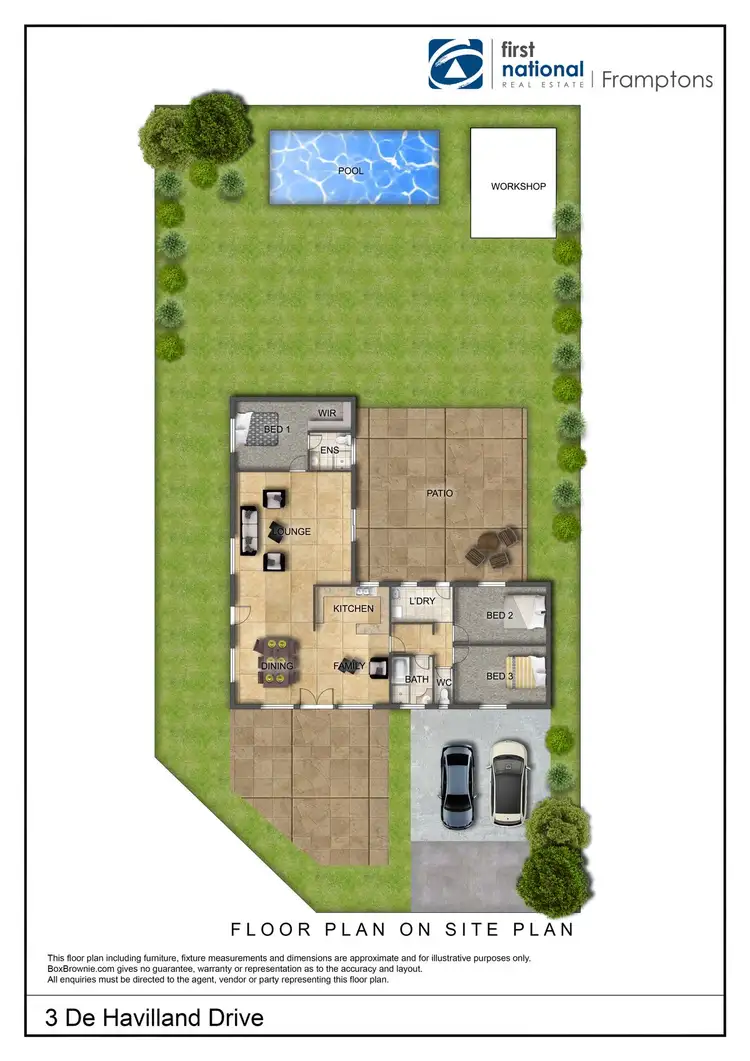 Floorplan of Homely house listing, 3 De Havilland Drive, Araluen NT 870