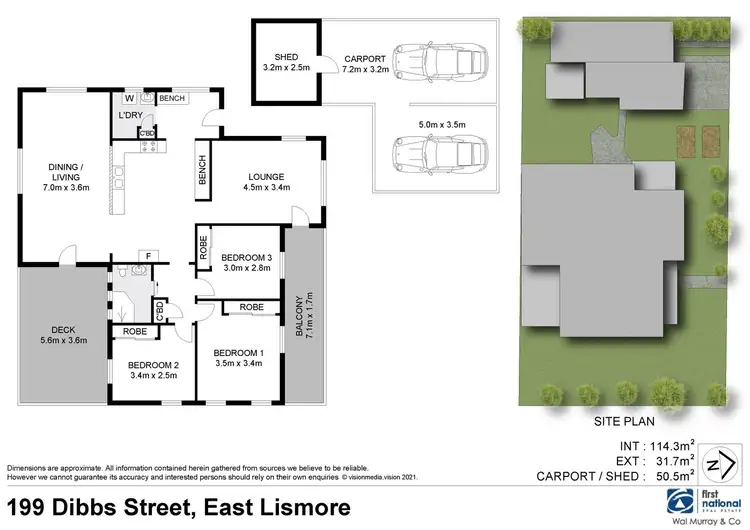 Floorplan of Homely house listing, 199 Dibbs Street, East Lismore NSW 2480
