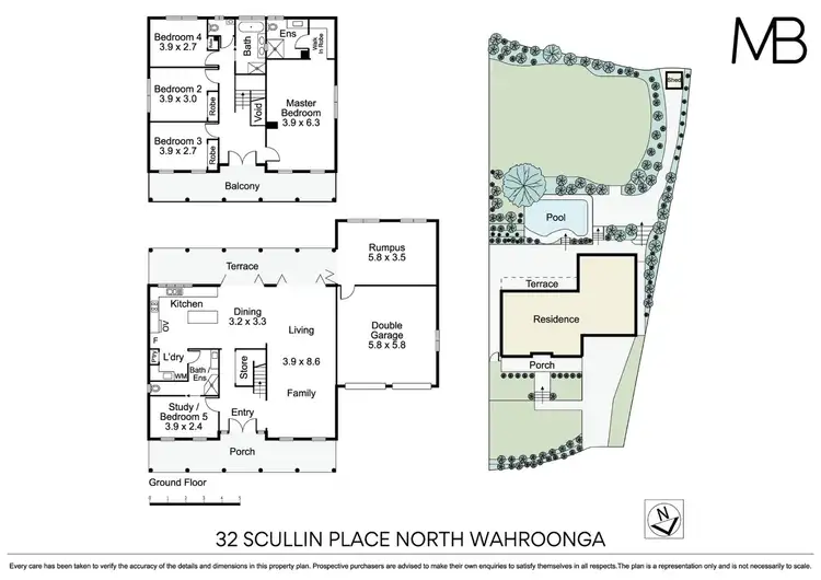 Floorplan of Homely house listing, 32 Scullin Place, Wahroonga NSW 2076