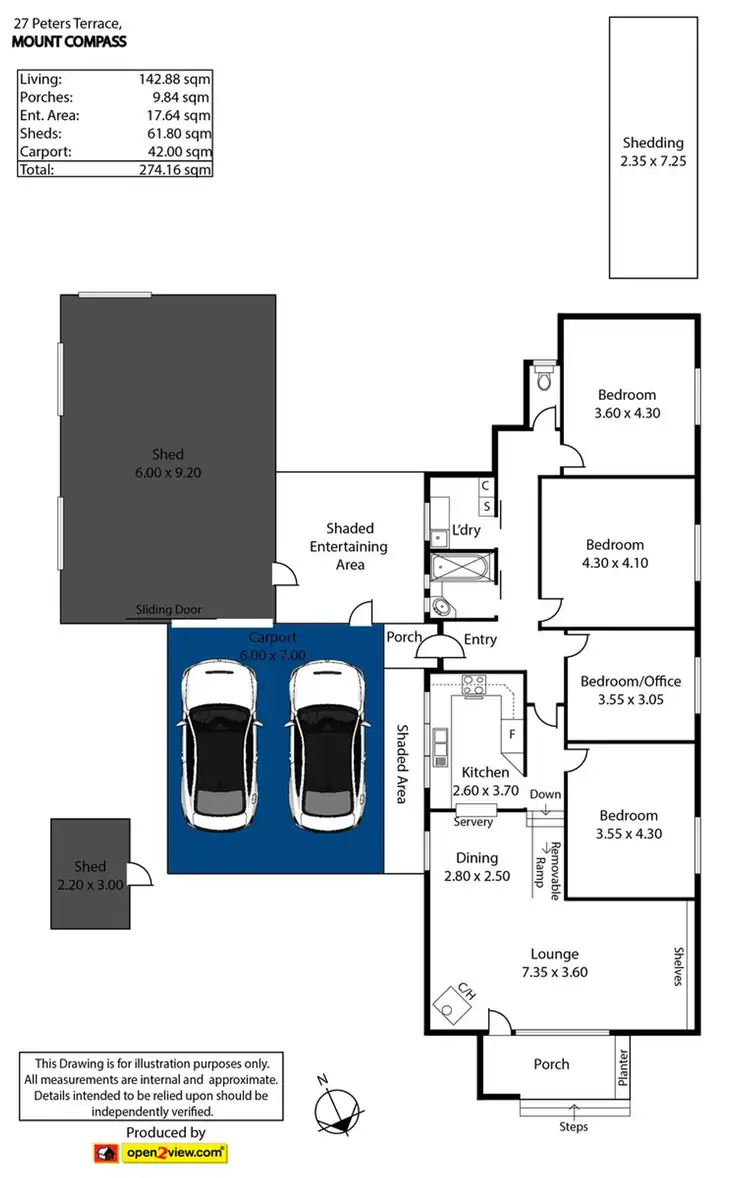Floorplan of Homely house listing, 27 Peters Terrace, Mount Compass SA 5210