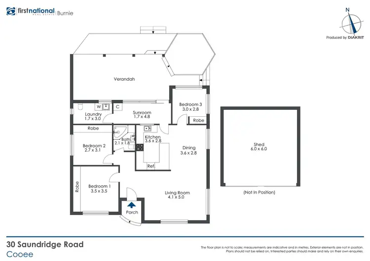Floorplan of Homely house listing, 30 Saundridge Road, Cooee TAS 7320