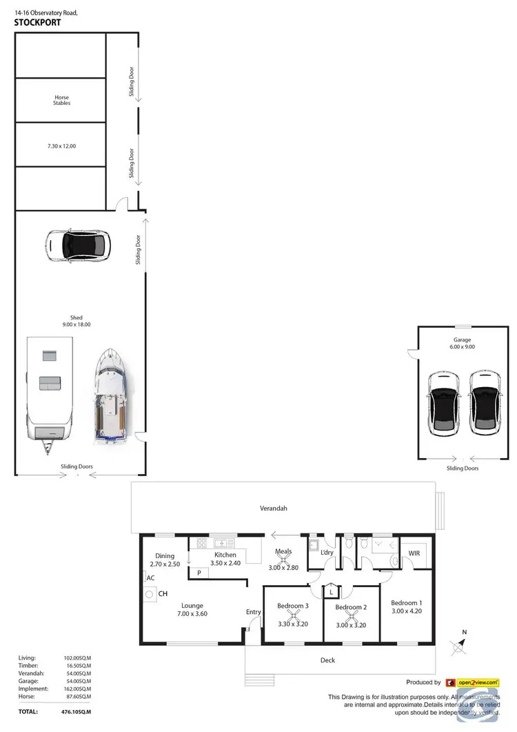Floorplan of Homely house listing, 14-16 Observatory Road, Stockport SA 5410