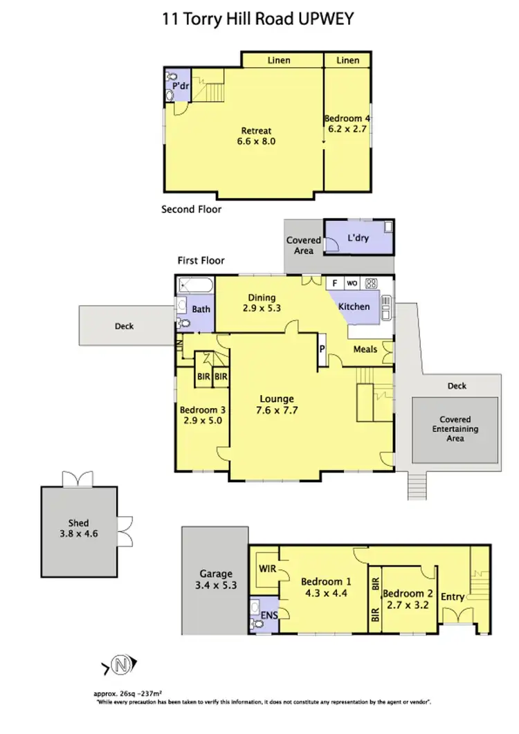 Floorplan of Homely house listing, 11 Torry Hill Road, Upwey VIC 3158