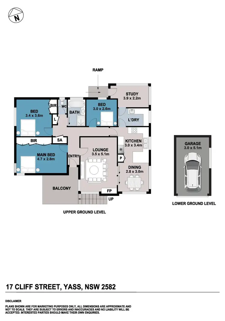 Floorplan of Homely house listing, 17 Cliff Street, Yass NSW 2582