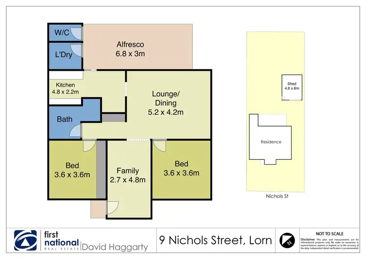 Floorplan of Homely house listing, 9 Nichols Street, Lorn NSW 2320