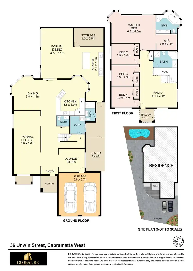 Floorplan of Homely house listing, 36 Unwin Road, Cabramatta West NSW 2166