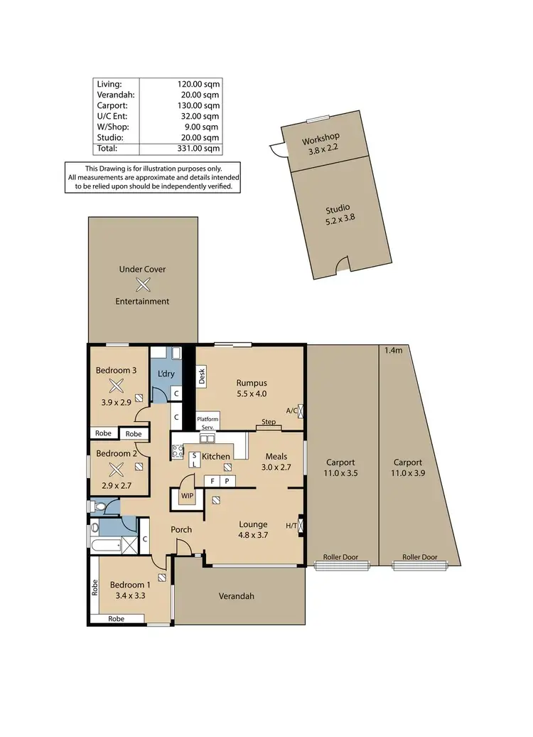 Floorplan of Homely house listing, 95 Cross Keys Road, Salisbury SA 5108