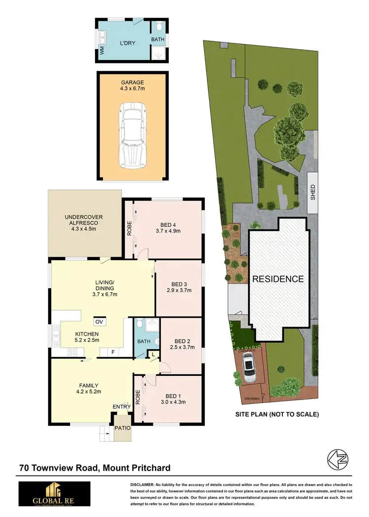 Floorplan of Homely house listing, 70 Townview Road, Mount Pritchard NSW 2170