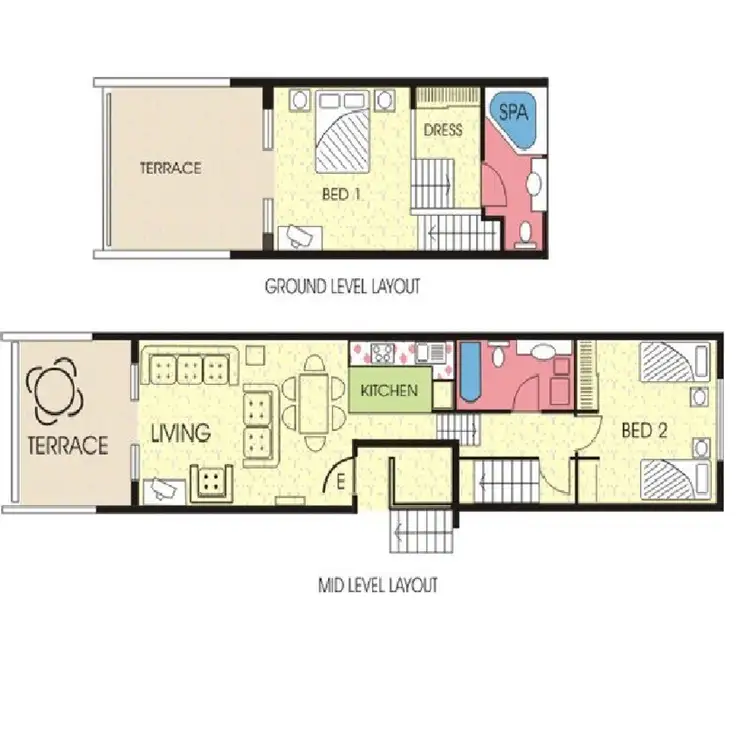 Floorplan of Homely townhouse listing, 17/3 Kurrajong Street, Jindabyne NSW 2627