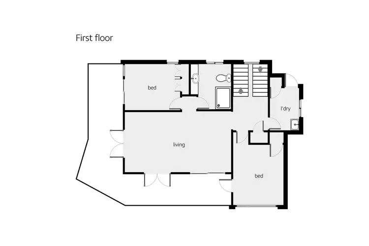 Floorplan of Homely house listing, 21 Peacock Street, Trinity Beach QLD 4879