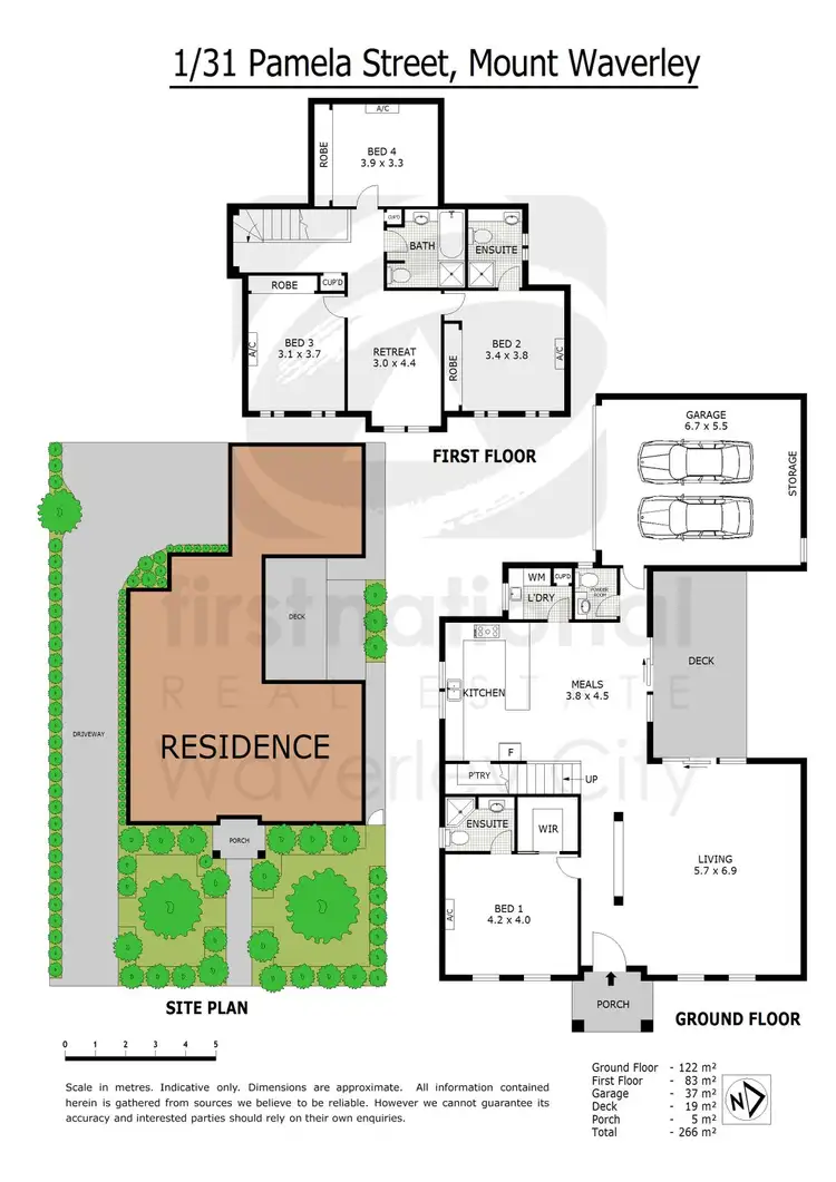 Floorplan of Homely townhouse listing, 1/31 Pamela Street, Mount Waverley VIC 3149