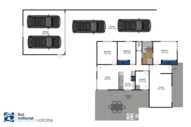 Floorplan of Homely house listing, 24 Willow Street, Churchill VIC 3842