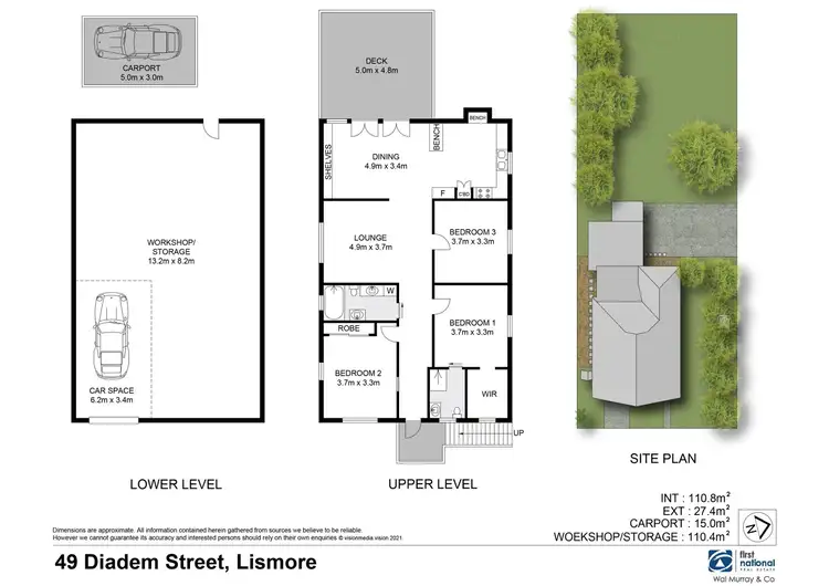 Floorplan of Homely house listing, 49 Diadem Street, Lismore NSW 2480