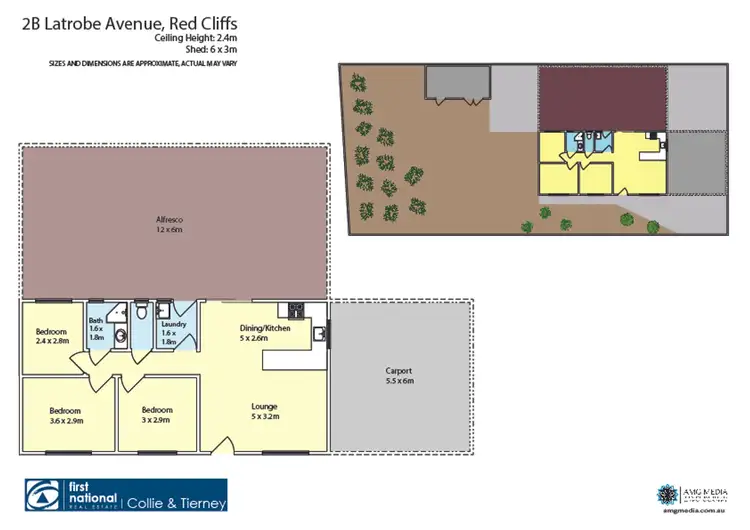 Floorplan of Homely house listing, 2B Latrobe Avenue, Red Cliffs VIC 3496
