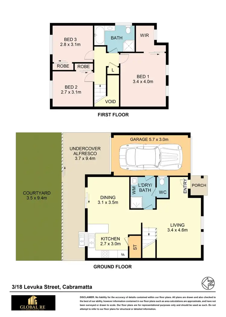 Floorplan of Homely townhouse listing, 3/18 Levuka Street, Cabramatta NSW 2166