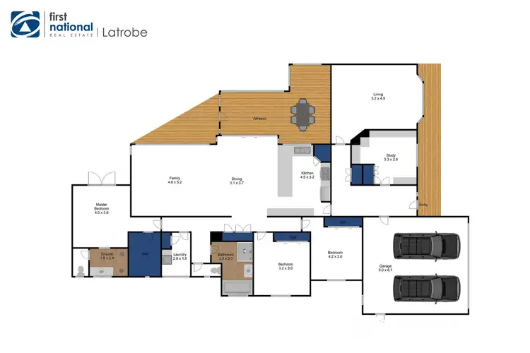 Floorplan of Homely house listing, 11 Cutler Crescent, Churchill VIC 3842