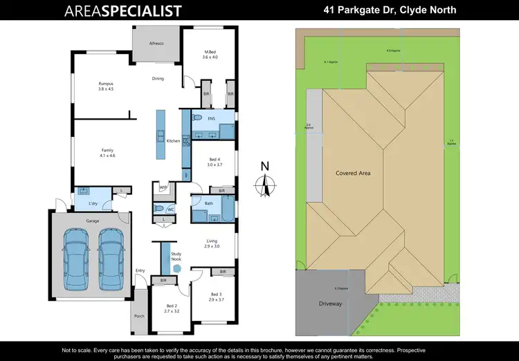 Floorplan of Homely house listing, 41 Parkgate Drive, Clyde North VIC 3978