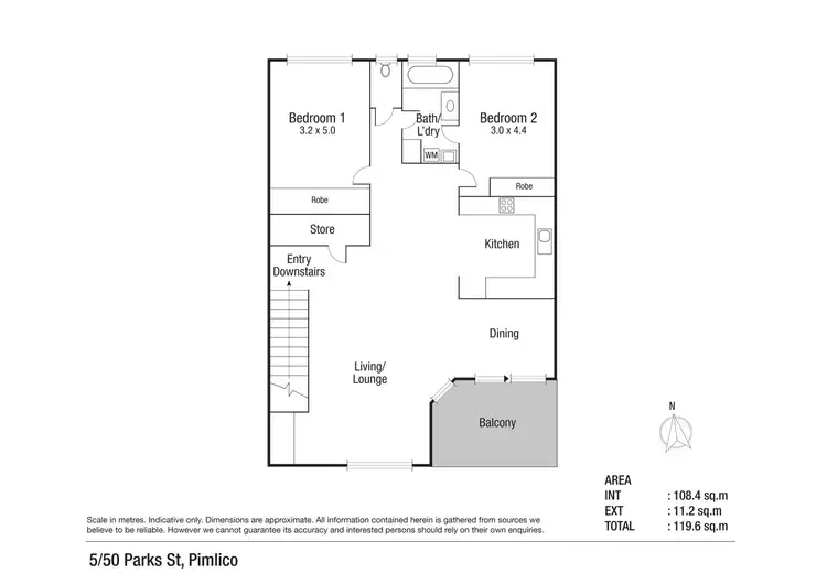 Floorplan of Homely unit listing, 6/34 Park Lane, Hyde Park QLD 4812