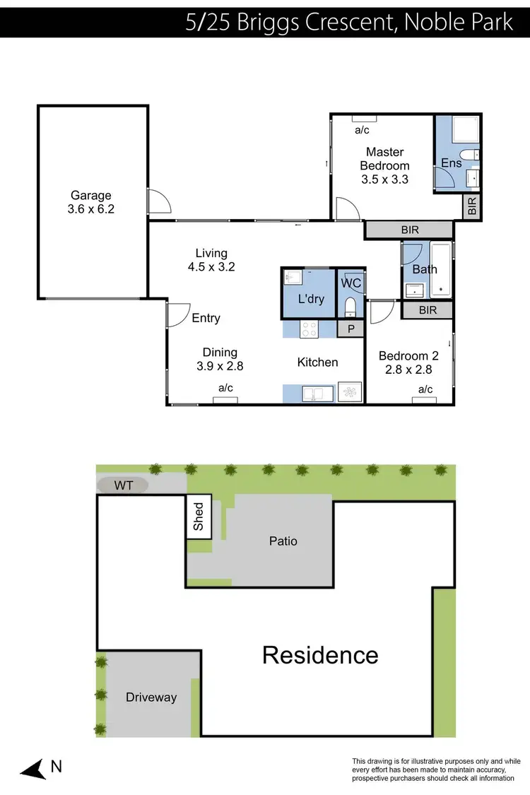 Floorplan of Homely unit listing, 5/25 Briggs Crescent, Noble Park VIC 3174