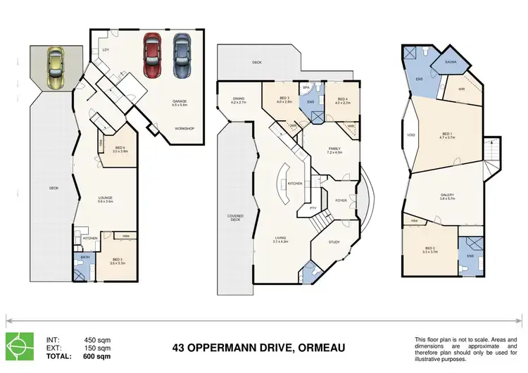 Floorplan of Homely house listing, 43 Oppermann Drive, Ormeau QLD 4208