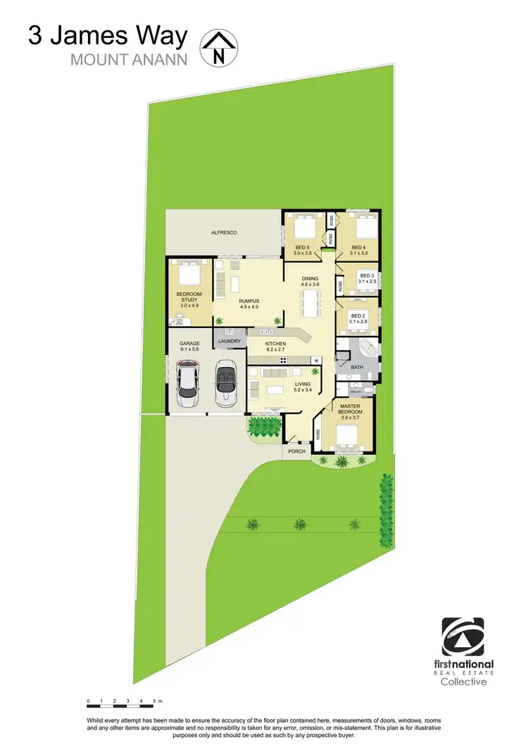 Floorplan of Homely house listing, 3 James way, Mount Annan NSW 2567