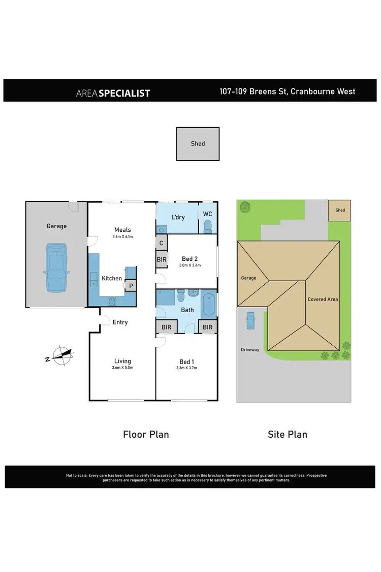 Floorplan of Homely unit listing, 7/107 Breens Road, Cranbourne West VIC 3977