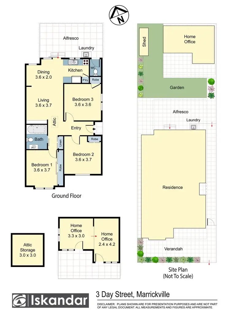Floorplan of Homely house listing, 3 Day Street, Marrickville NSW 2204