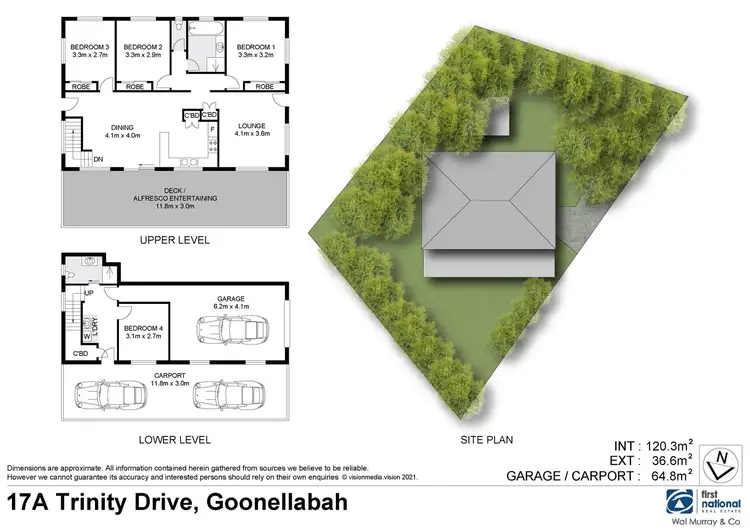 Floorplan of Homely house listing, 17A Trinity Drive, Goonellabah NSW 2480