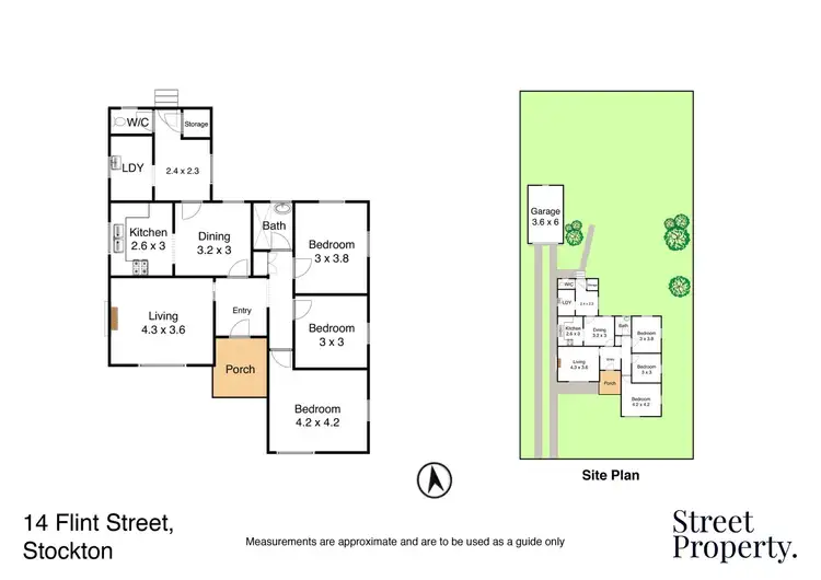 Floorplan of Homely house listing, 14 Flint Street, Stockton NSW 2295