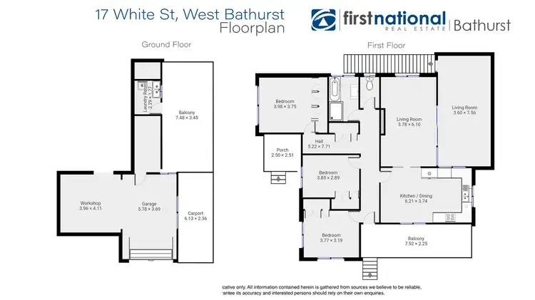 Floorplan of Homely house listing, 17 White Street, West Bathurst NSW 2795