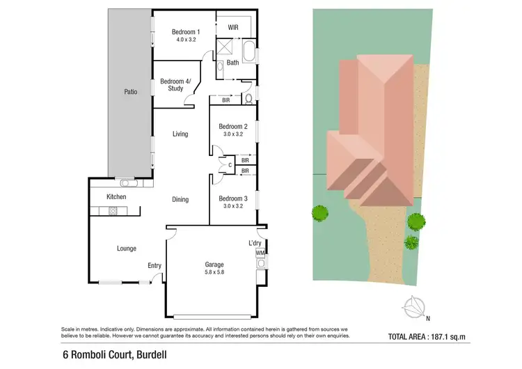 Floorplan of Homely house listing, 6 Romboli Court, Burdell QLD 4818