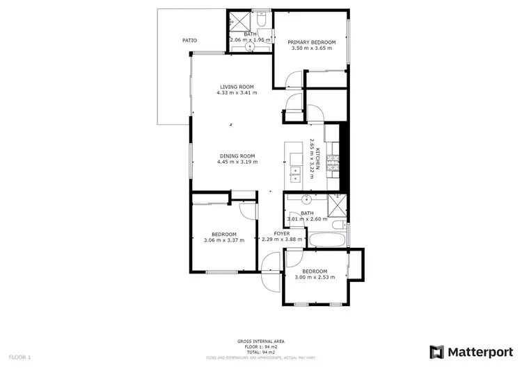 Floorplan of Homely house listing, 15 Fettler Mews, Bassendean WA 6054