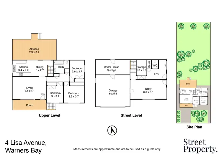 Floorplan of Homely house listing, 4 Lisa Avenue, Warners Bay NSW 2282
