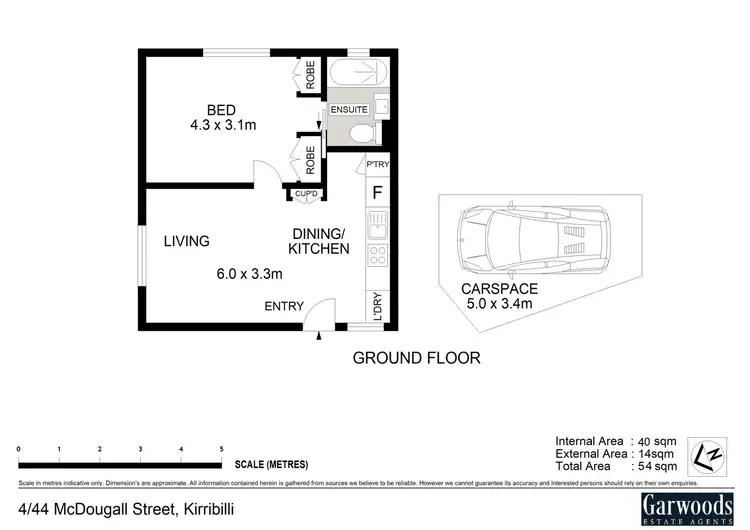 Floorplan of Homely apartment listing, 4/44 McDougall Street, Kirribilli NSW 2061