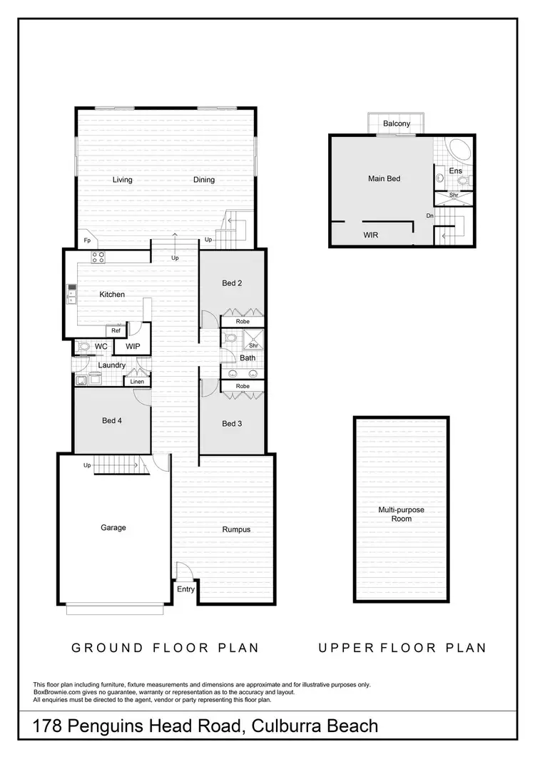 Floorplan of Homely house listing, 178 Penguins Head Road, Culburra Beach NSW 2540