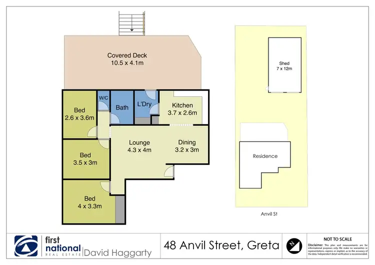Floorplan of Homely house listing, 48 Anvil Street, Greta NSW 2334