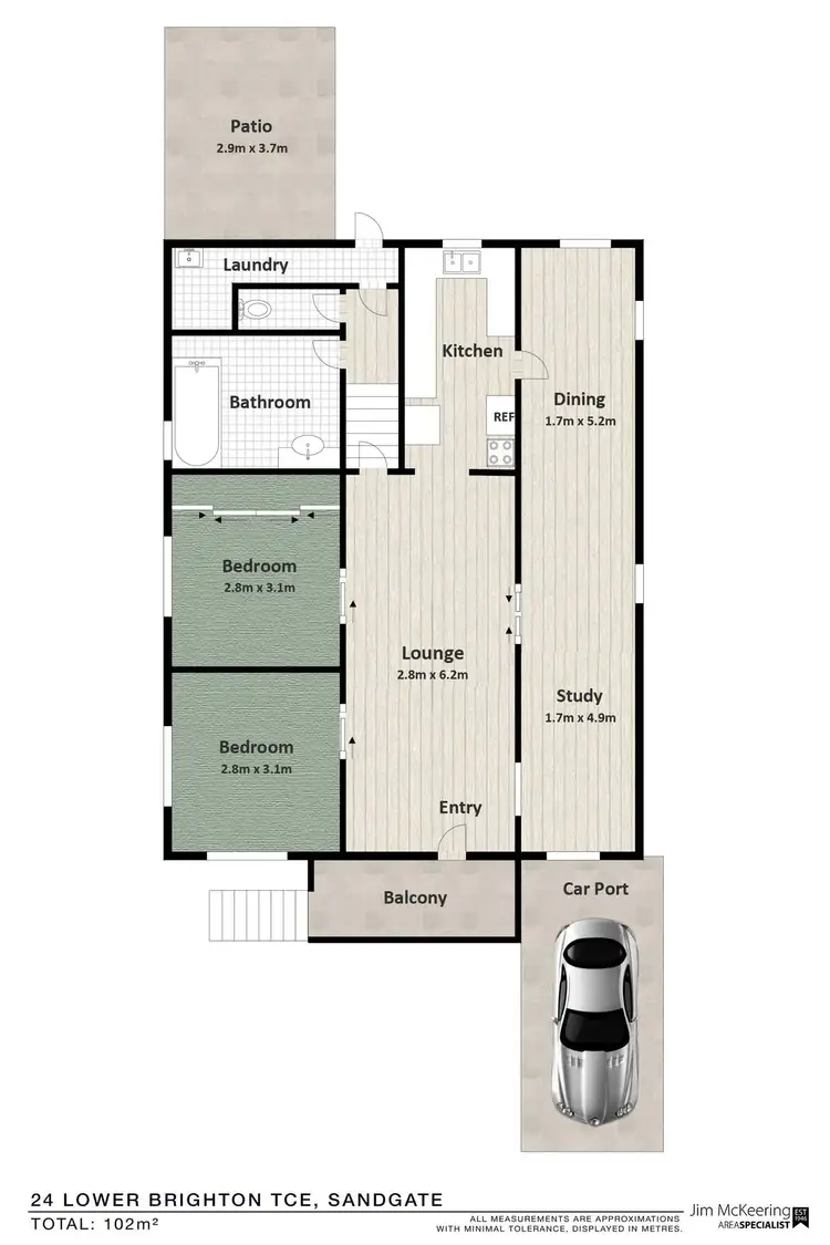 Floorplan of Homely house listing, 24 Lower Brighton Terrace, Sandgate QLD 4017