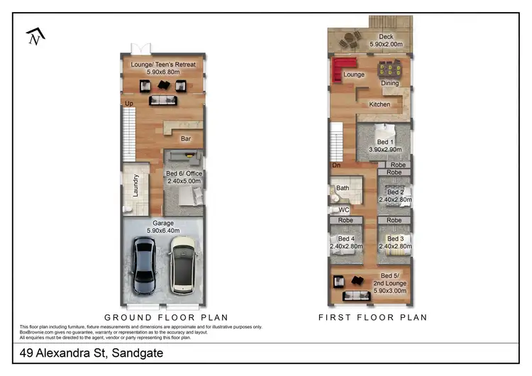 Floorplan of Homely house listing, 49 Alexandra Street, Sandgate QLD 4017