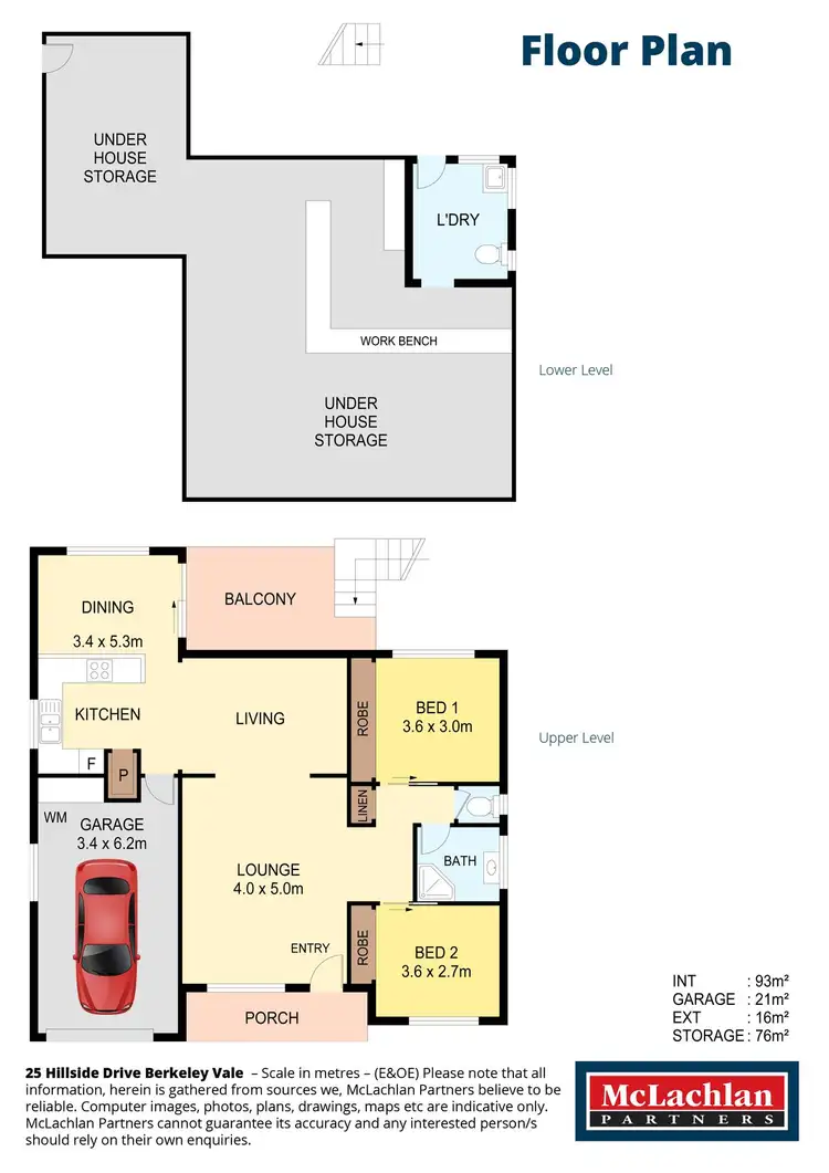 Floorplan of Homely house listing, 25 Hillside Drive, Berkeley Vale NSW 2261