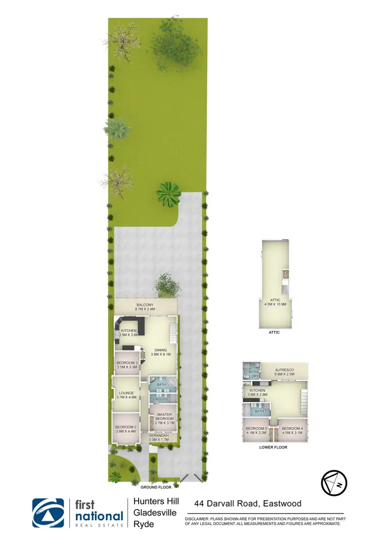Floorplan of Homely house listing, 44 Darvall Road, Eastwood NSW 2122