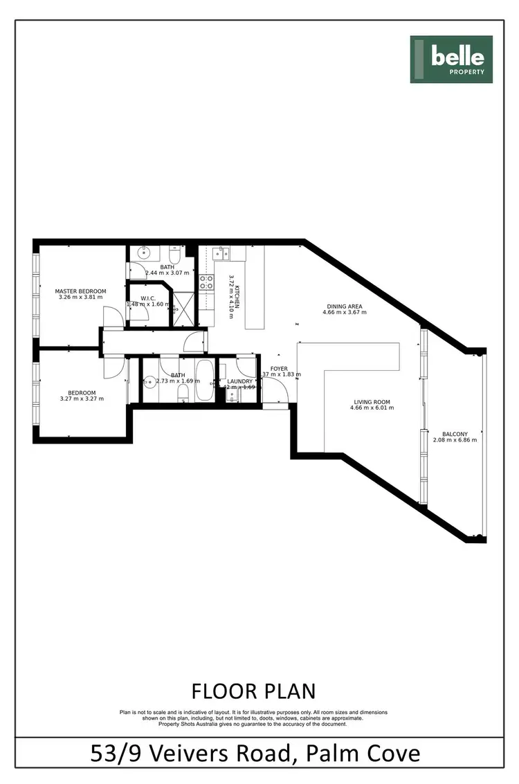 Floorplan of Homely apartment listing, 53/9 Veivers Road, Palm Cove QLD 4879
