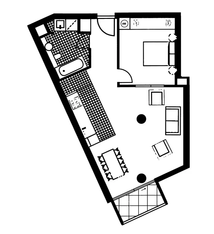 Floorplan of Homely apartment listing, 317A/66 Mount Alexander Road, Travancore VIC 3032