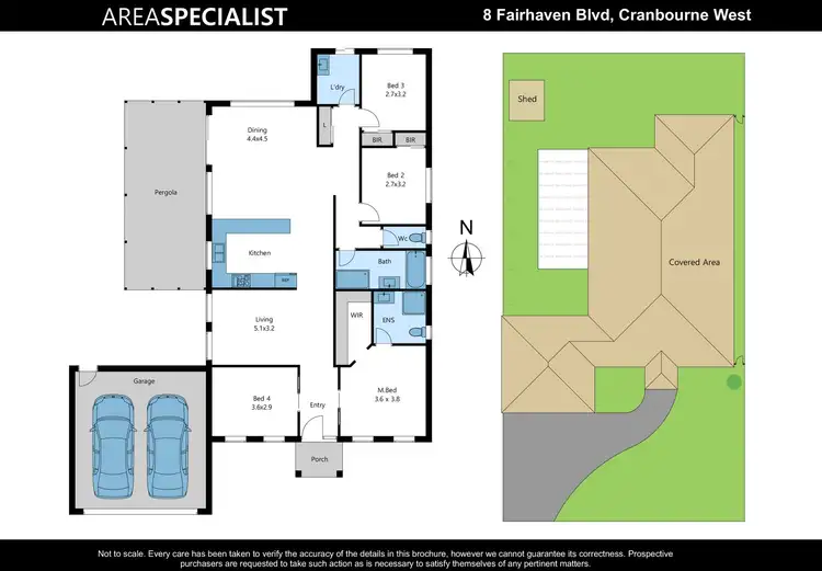 Floorplan of Homely house listing, 8 Fairhaven Boulevard, Cranbourne West VIC 3977