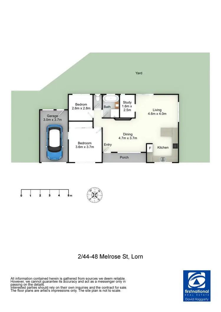 Floorplan of Homely villa listing, 2/44-48 Melrose Street, Lorn NSW 2320