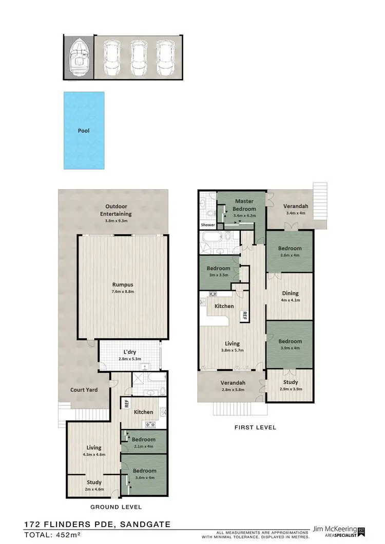 Floorplan of Homely house listing, 172 Flinders Parade, Sandgate QLD 4017
